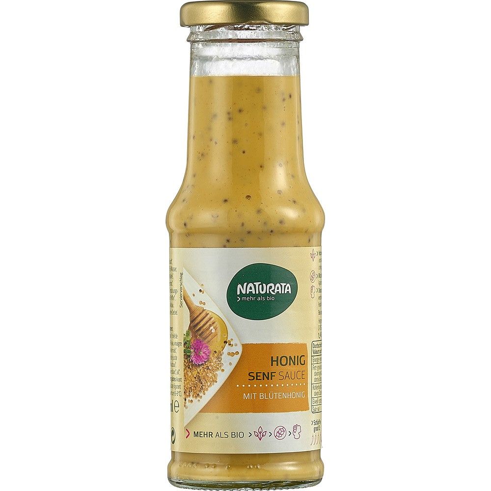 Sos bio mustar miere 210ml Naturata - Verlin