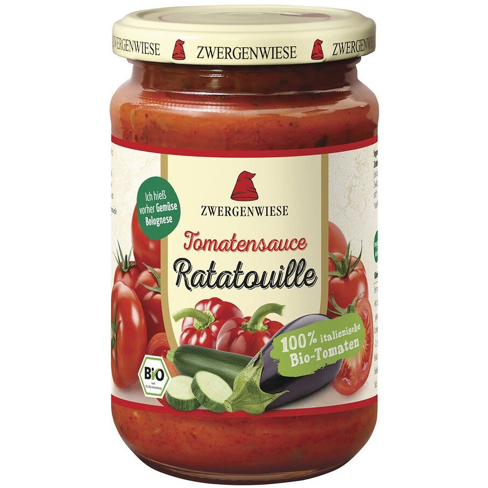 Sos tomate bio Ratatouille 340ml Zwergenwiese - Verlin