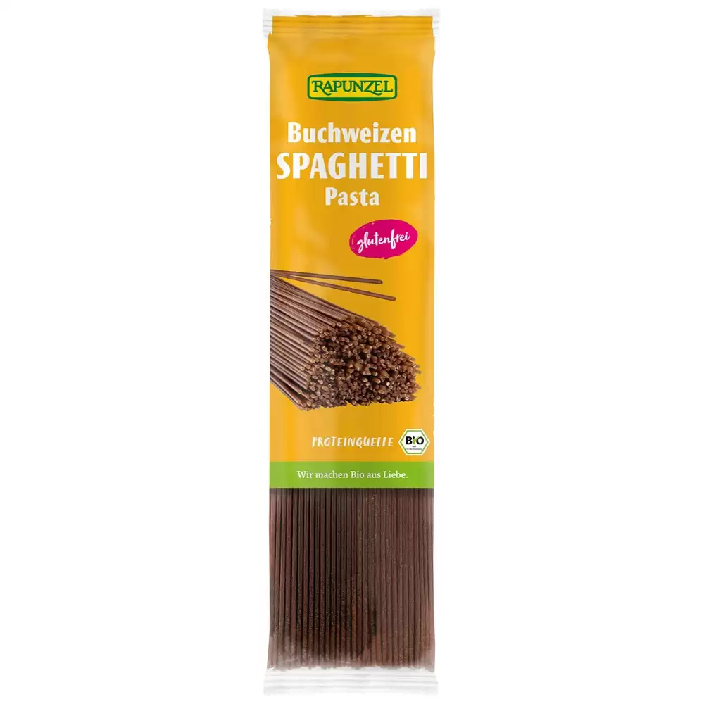 Spaghetti din hrisca integrala fara gluten 250g Rapunzel - Verlin