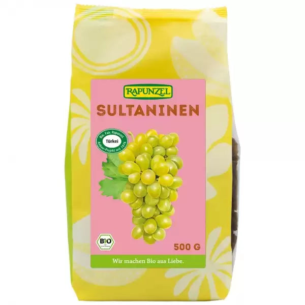 Stafide ecologice 500g Rapunzel - Verlin