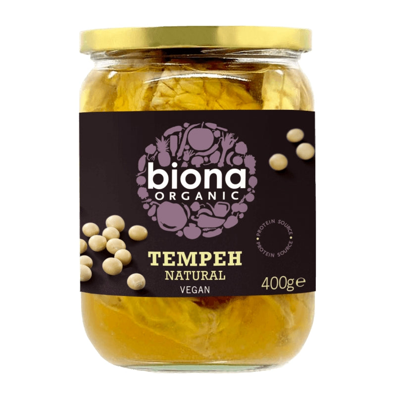 Tempeh bio 400g Biona vegan Tempeh este o mancare