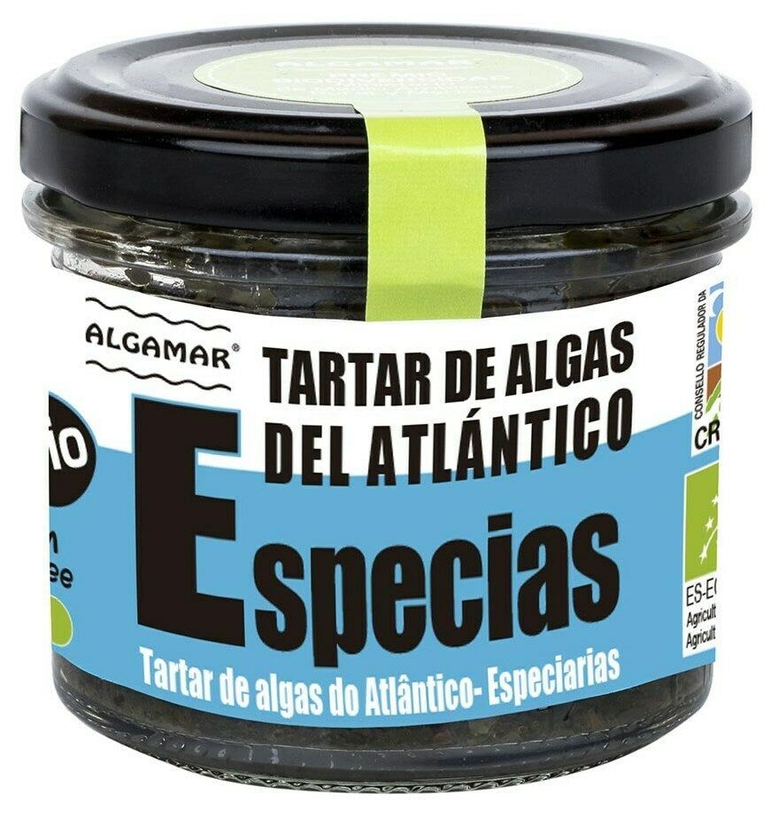 Tartar alge marine si condimente bio 100g Algamar - Verlin