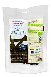 Pachet alge marine Sea Spaghetti 100g, Algamar, ambalaj compostabil, eco.