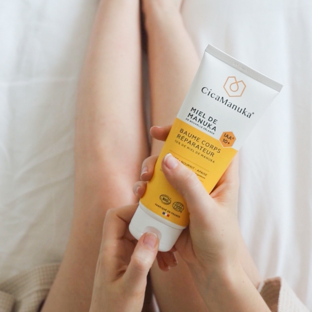 Balsam de corp reparator cu 10% miere de manuka IAA10+, ecologic, 200ml, CicaManuka