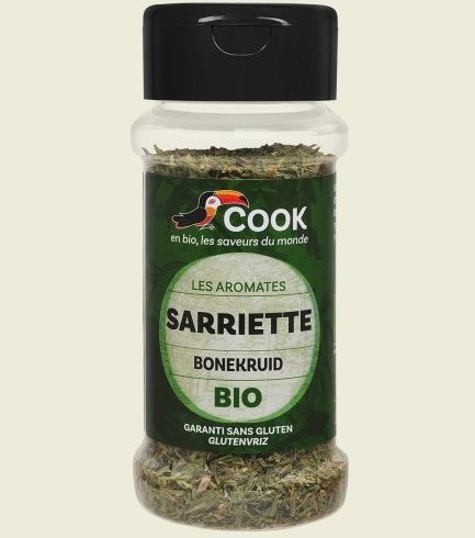 Cimbru sălbatic bio 20g Cook în recipient reutilizabil verde, fără gluten.