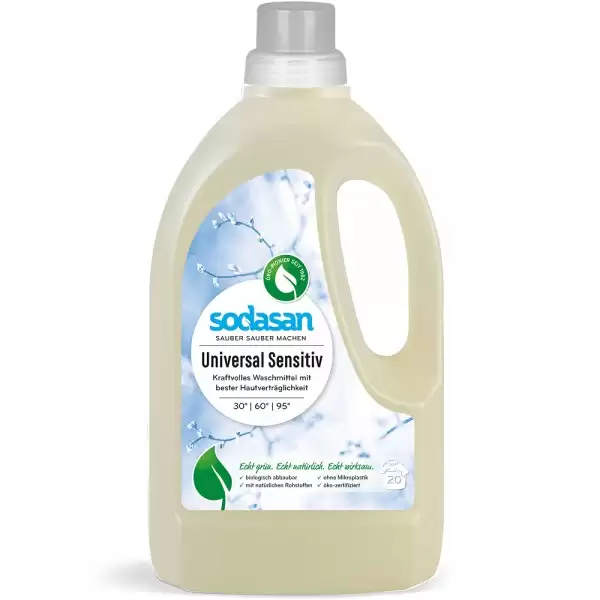 Detergent lichid bio universal sensitiv 1.5L Sodasan