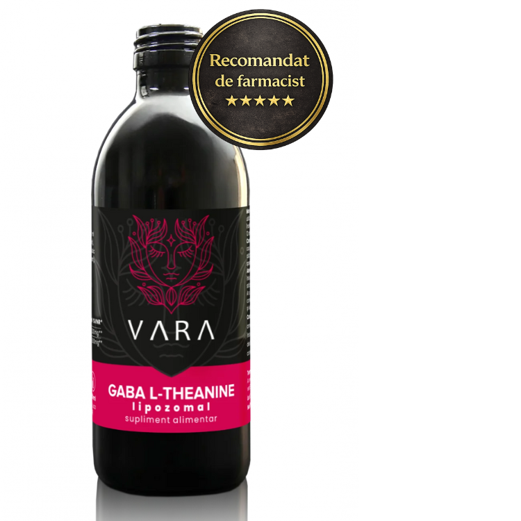 GABA + L-Theanine Lipozomal Premium ,250 ml, VARA LIPOZOMALE