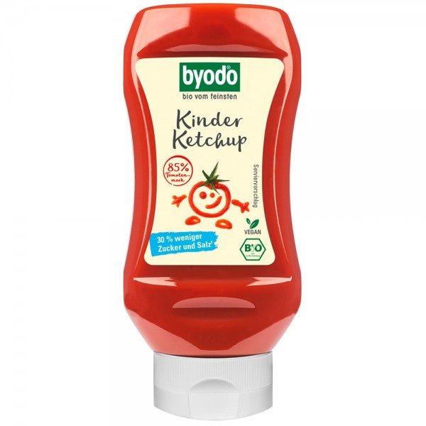 Ketchup bio pentru copii cu 85% tomate 300ml Byodo