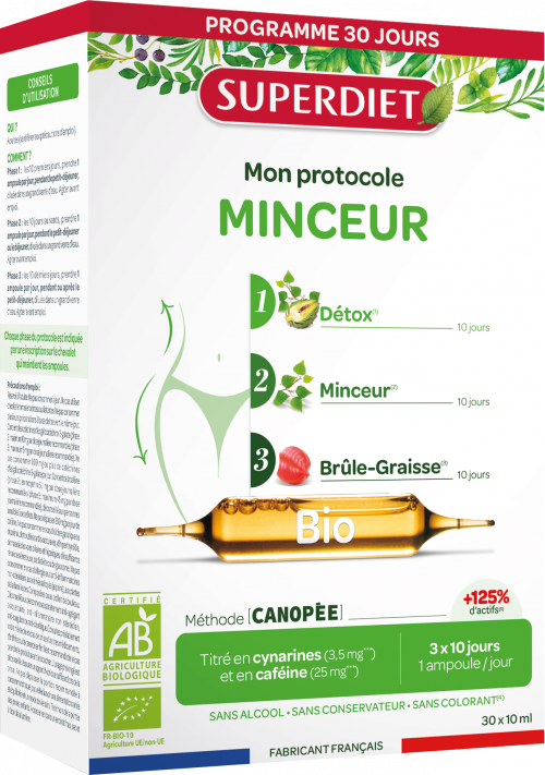 PROTOCOL SLABIRE, BIO, 30 fiole din sticla x 10ml, SUPERDIET