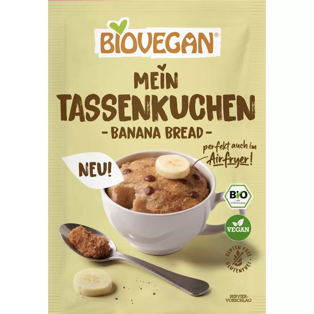 Mix pentru banana bread la cana, fara gluten bio , 55g, Biovegan