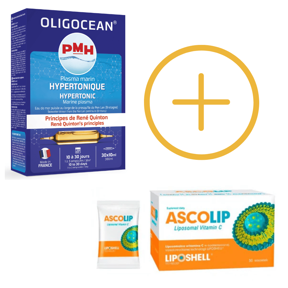 Pachet Plasma Quinton si Vitamina C Lipozomala