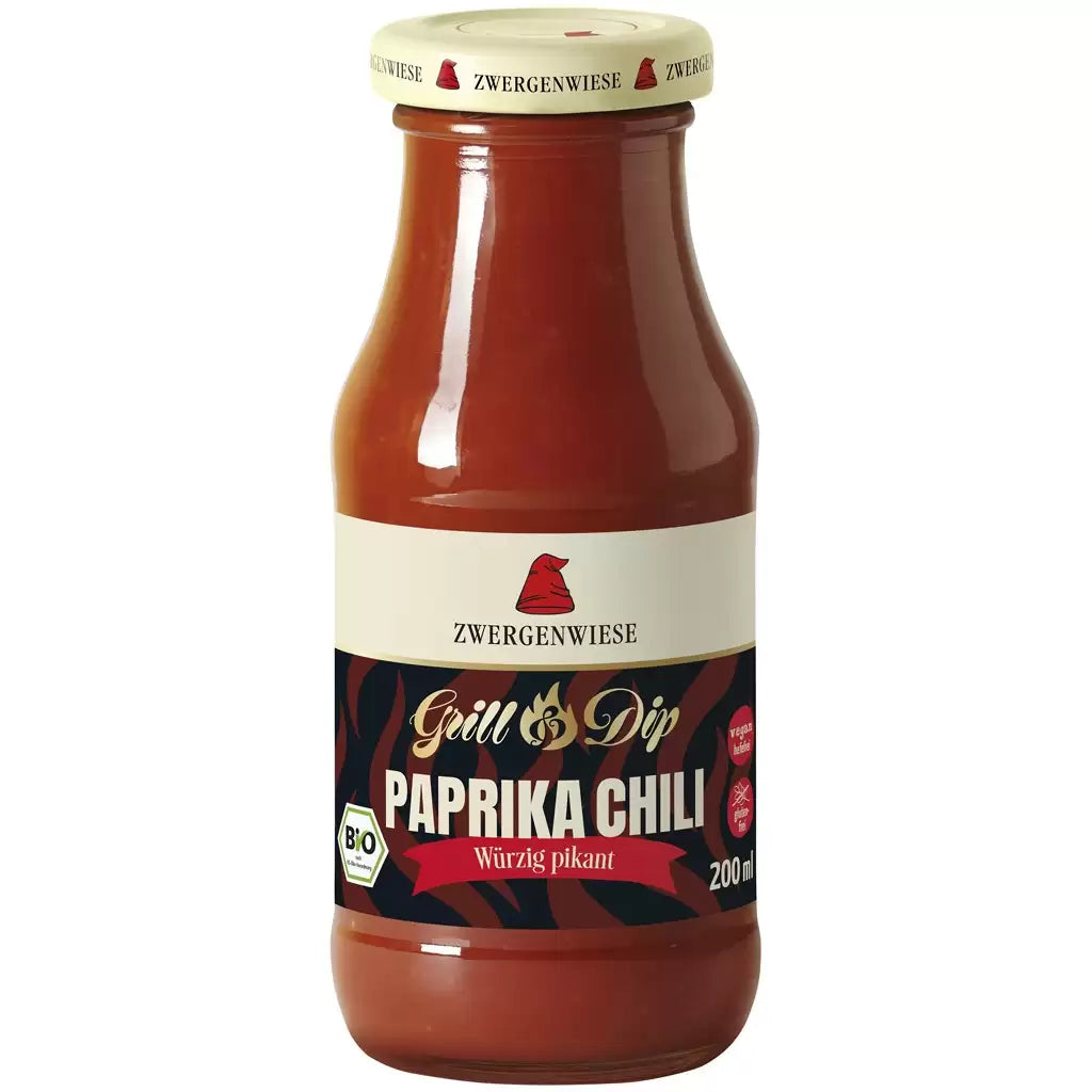 Sos cu ardei si chili, fara gluten bio , 200ml, Zwergenwiese