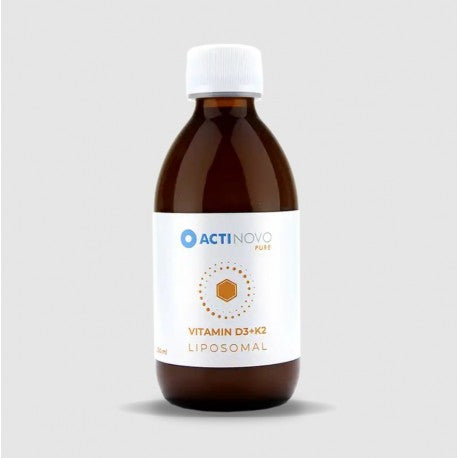 Vitamina D3 + K2 lipozomala, 250ml, actinovo