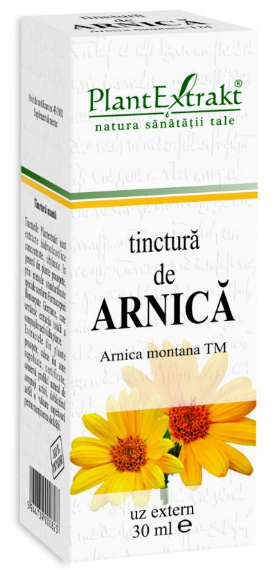 Tinctura de arnica, 30 ml, plantextrakt