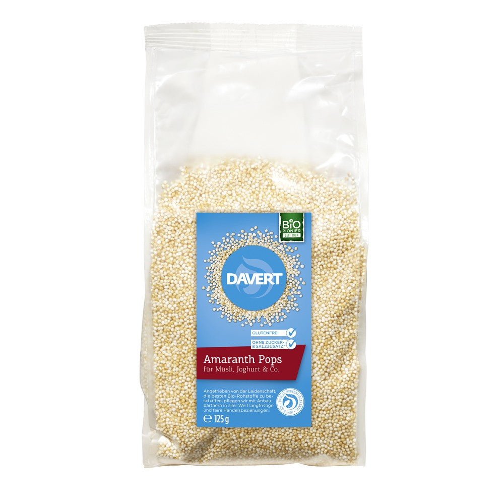 Amarant expandat fara gluten 125g Davert - Verlin