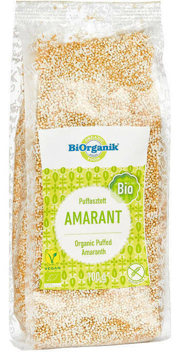 Amaranth expandat, bio, 100g, BiOrganik