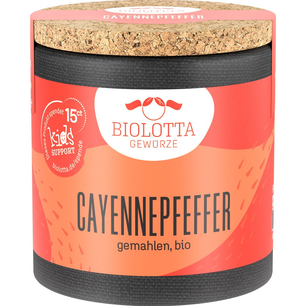 Ardei Cayenne bio macinat 43g BioLotta - Verlin
