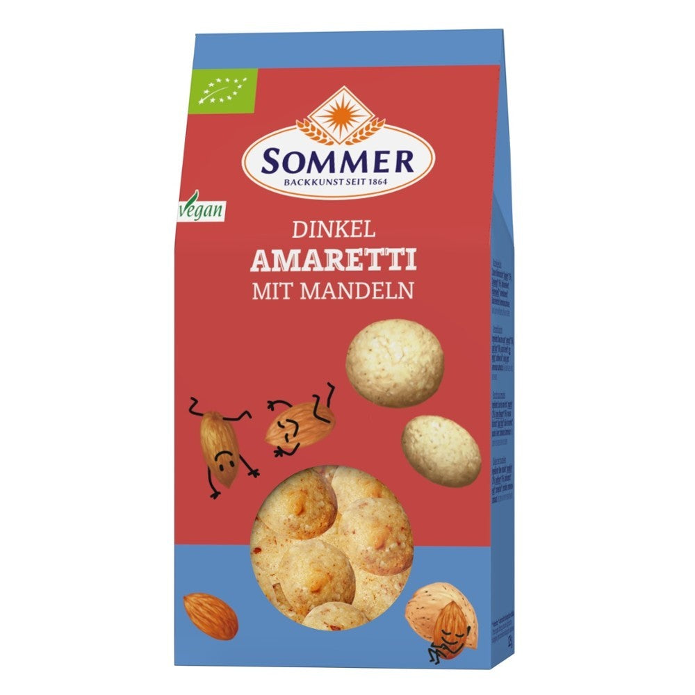 Biscuiti Amaretti din faina de spelta 125g Sommer