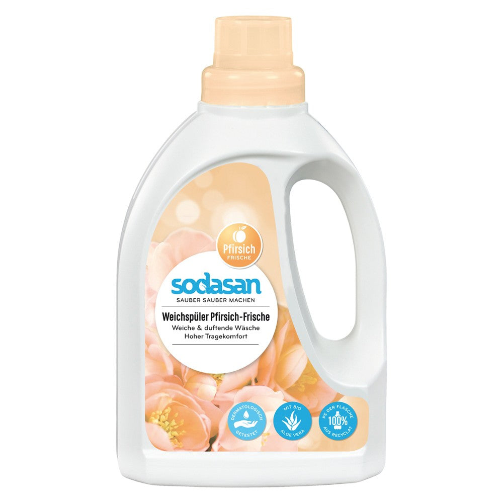 Balsam bio pt Rufe piersica si aloe 750ml - Verlin