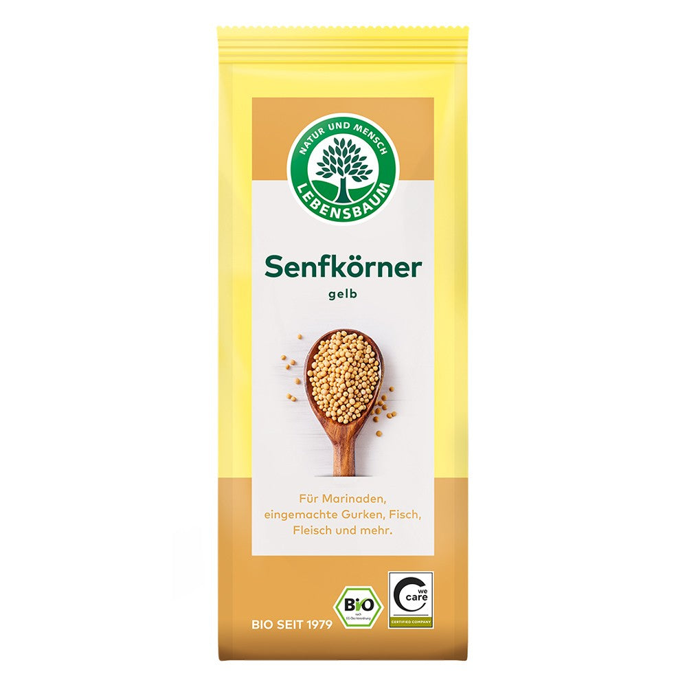 Boabe mustar galben bio 80g Lebensbaum - Verlin