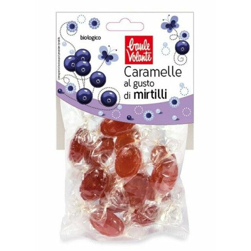 Bomboane bio afine 75g baule volante - Verlin