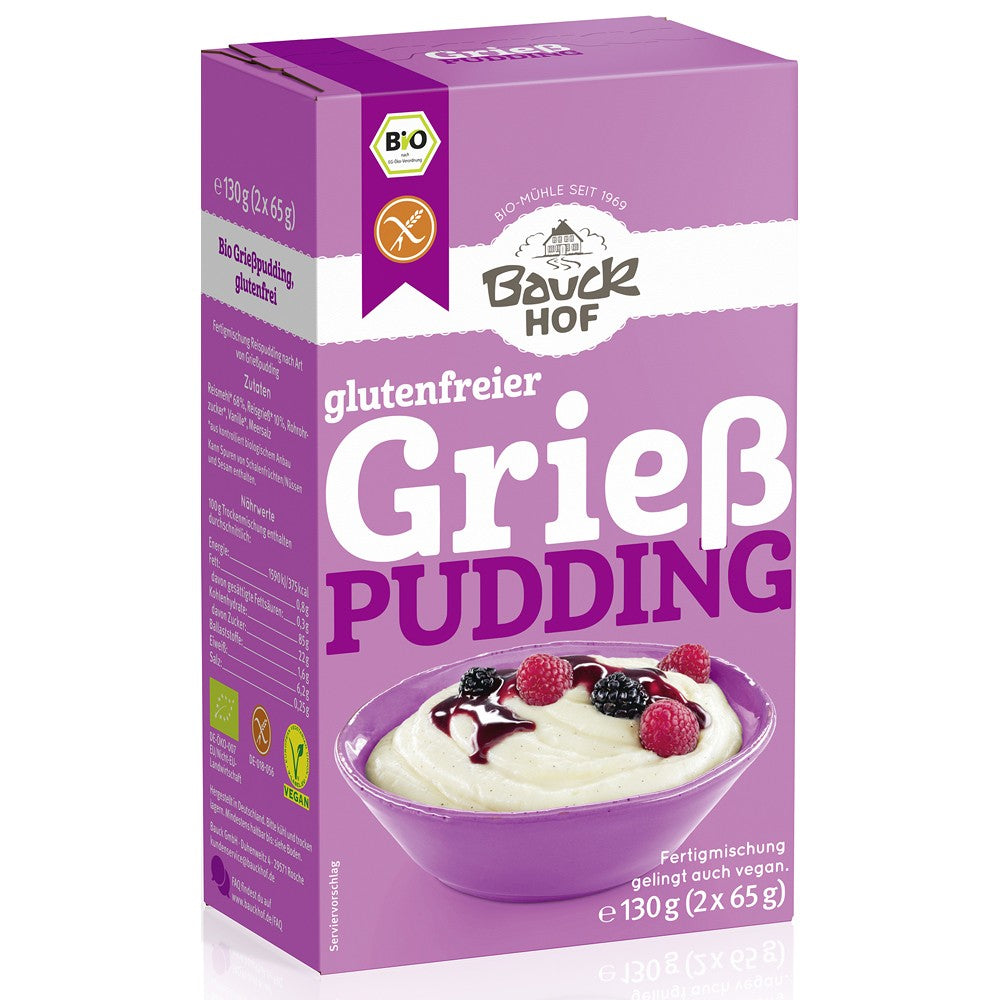 Budinca gris fara gluten 130g BauckHof - Verlin
