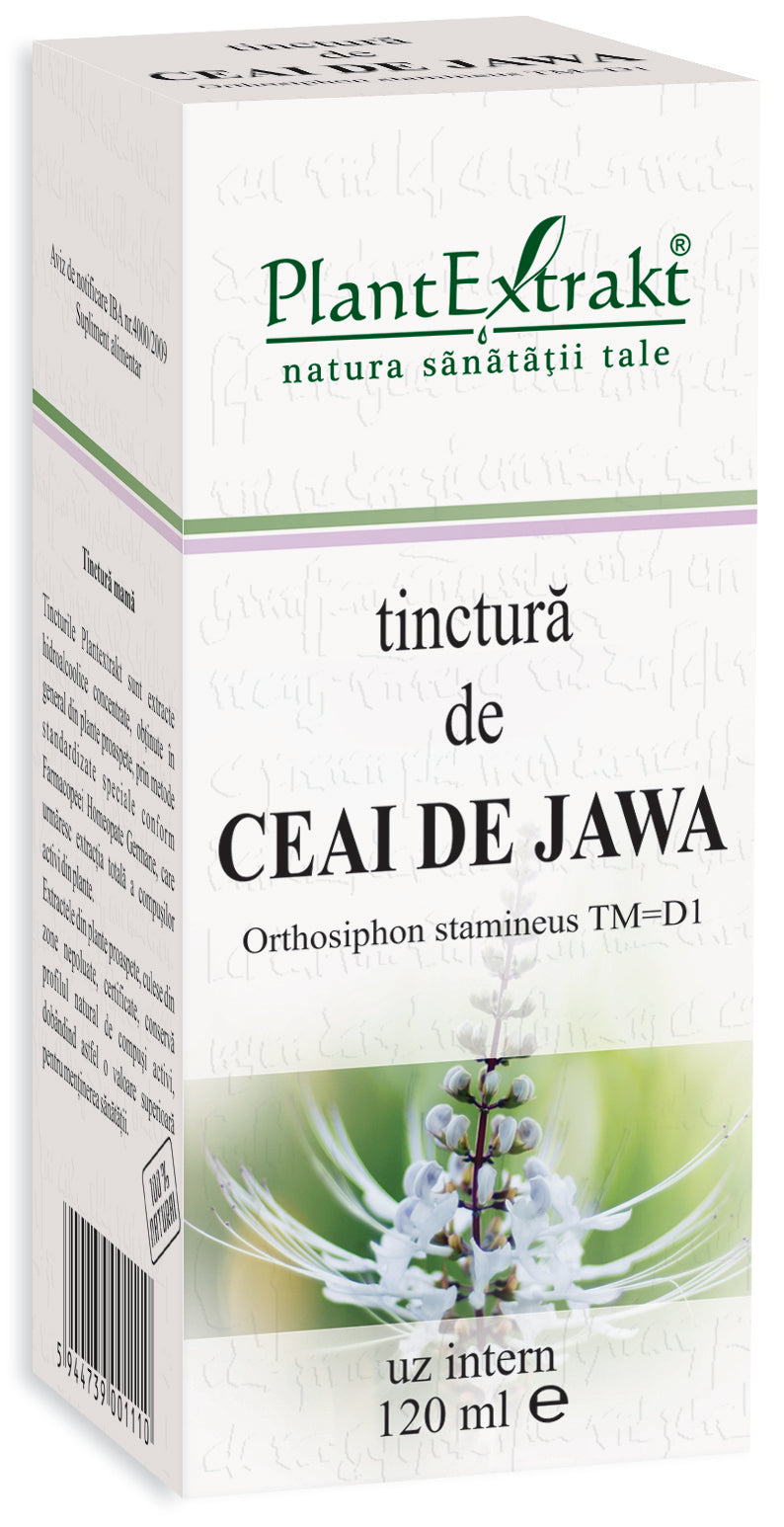Tinctură de ceai de jawa, 120 ml, plantextrakt