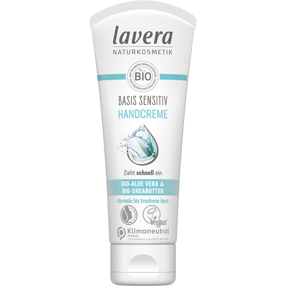 Crema de maini cu aloe vera bio si unt de shea bio 75ml Lavera Crema de maini cu aloe