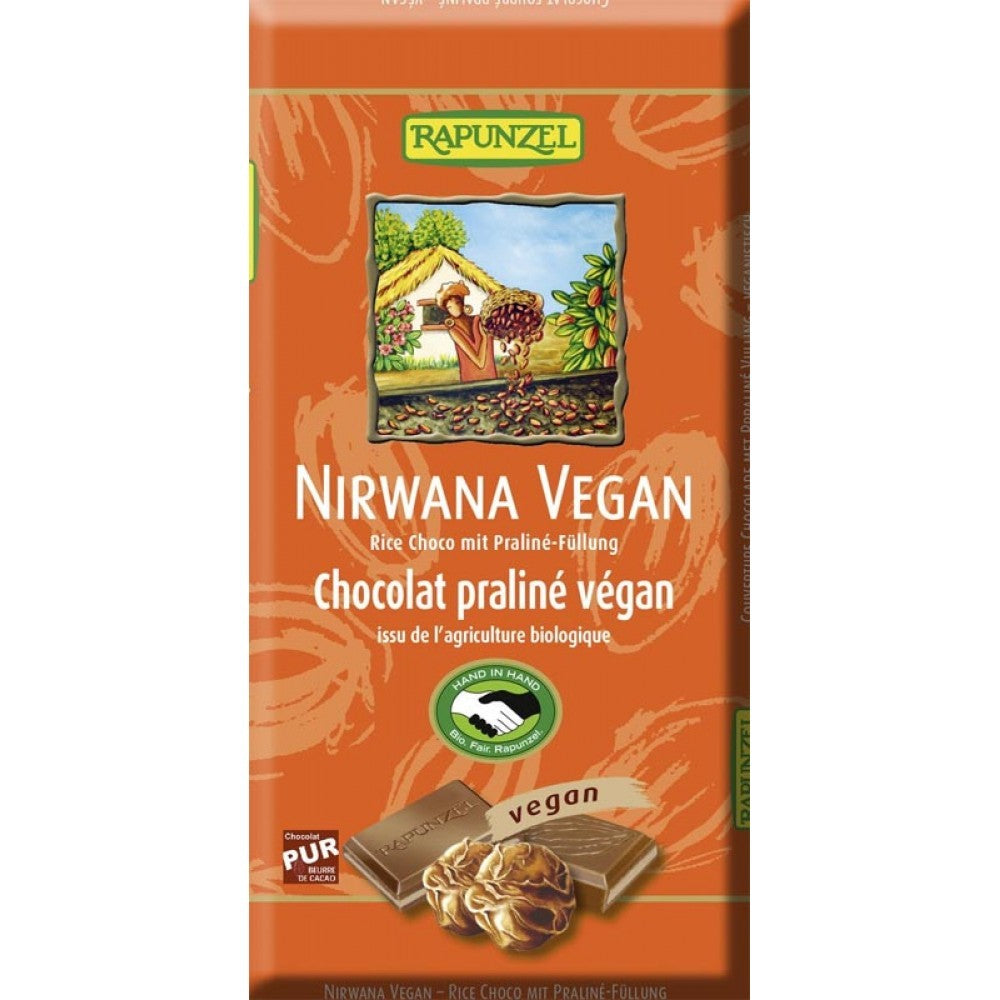 Ciocolata bio Vegana Nirwana 100g Rapunzel - Verlin