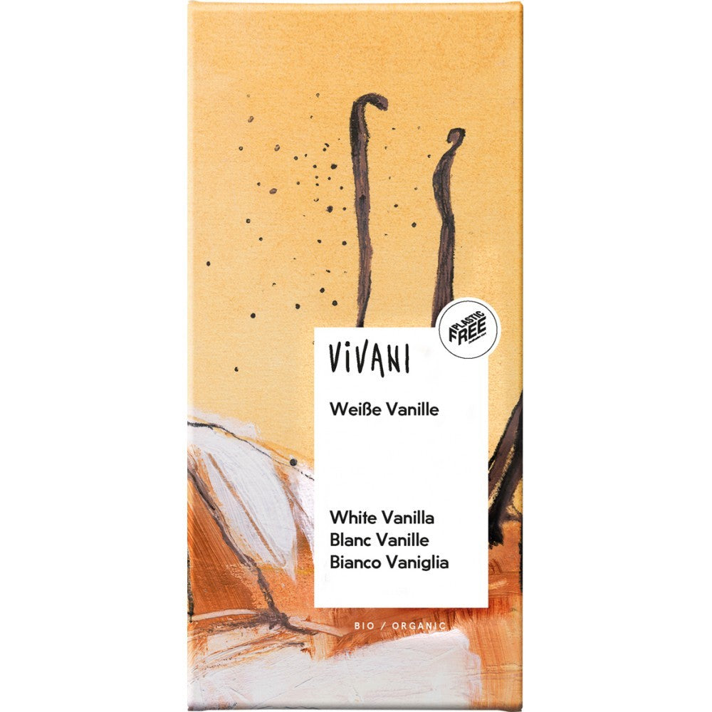 Ciocolata alba vanilie bio 80g Vivani - Verlin