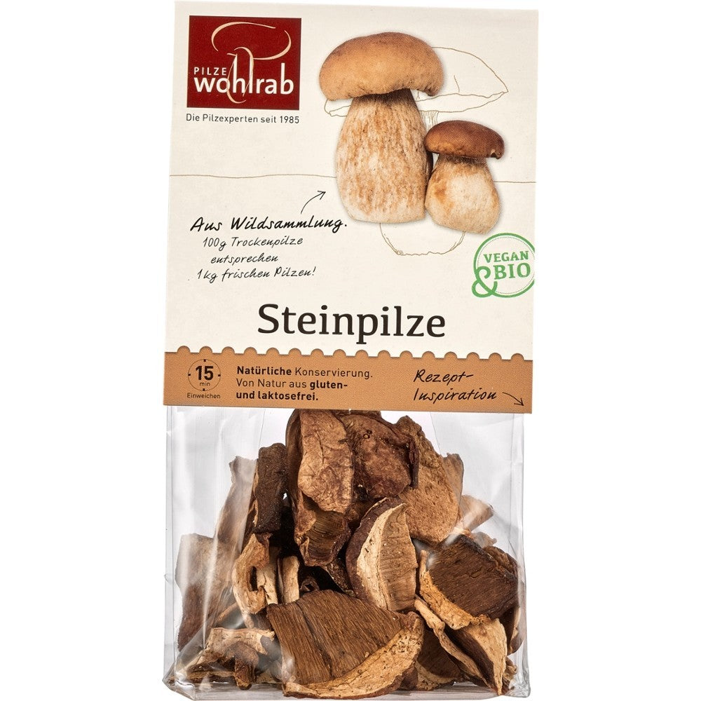 Ciuperci Hribi ecologici bio deshidratate 20g Wohlrab - Verlin