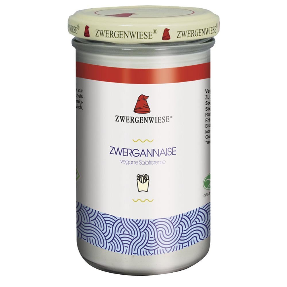 Crema VEGANA BIO salata fara gluten 230ml Zwergenwiese - Verlin