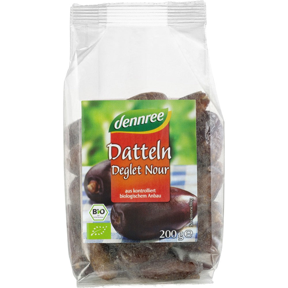 Curmale Deglet Nour fara samburi 200g Dennree - Verlin