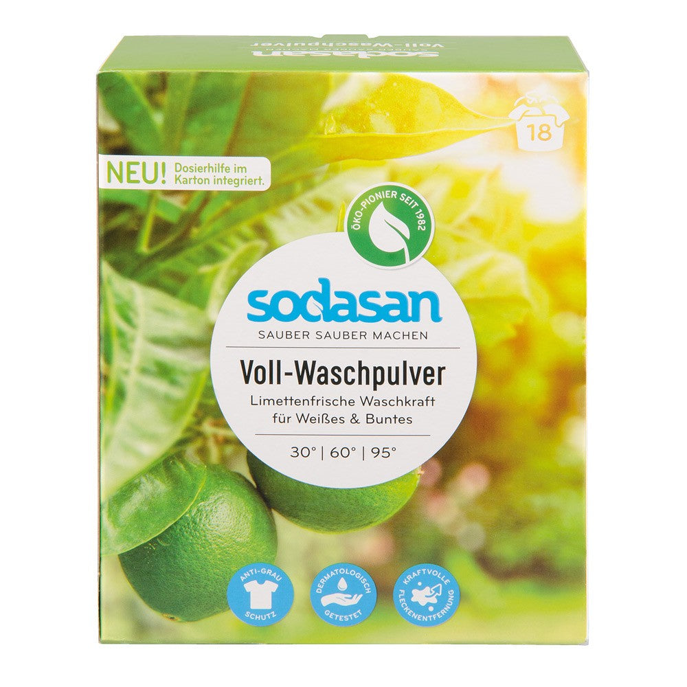 Detergent pudra universal lime 01kg Sodasan - Verlin