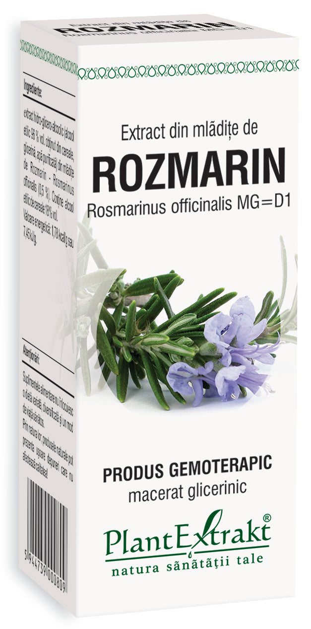 Extract din mlădițe rozmarin 50 ml plantextrakt - Verlin