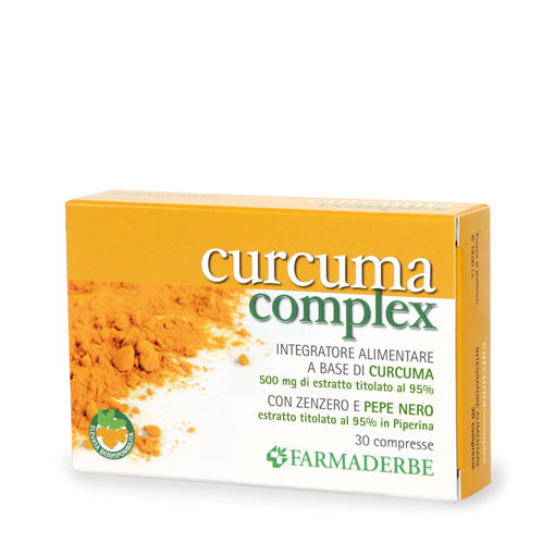 Curcuma complex, 30 comprimate, farmaderbe
