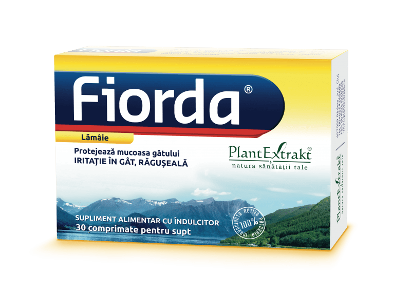 Fiorda – aroma de lamaie, 30 cpr, plantextrakt