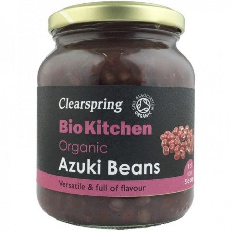 Fasole Adzuki In Suc Eco 350g Clearspring - Verlin