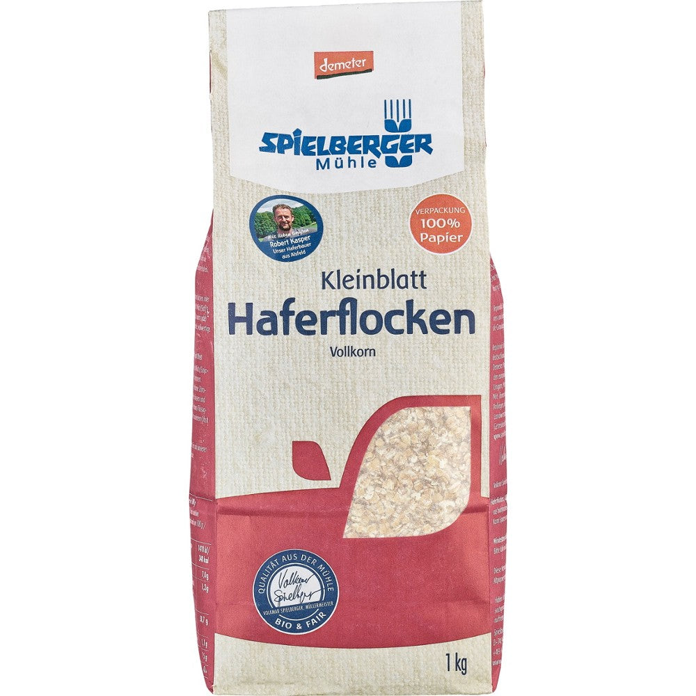 Fulgi mici ovaz integral Demeter 1kg Spielberger - Verlin