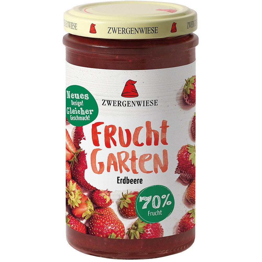 Gem capsuni indulcit nectar agave bio 225g zwergenwiese - Verlin