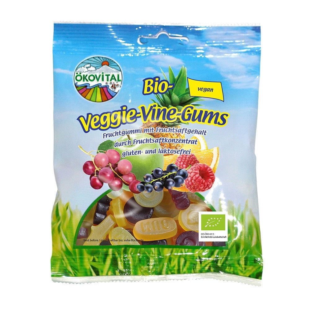 Jeleuri vegane fructe fara gluten si lactoza 80g - Verlin