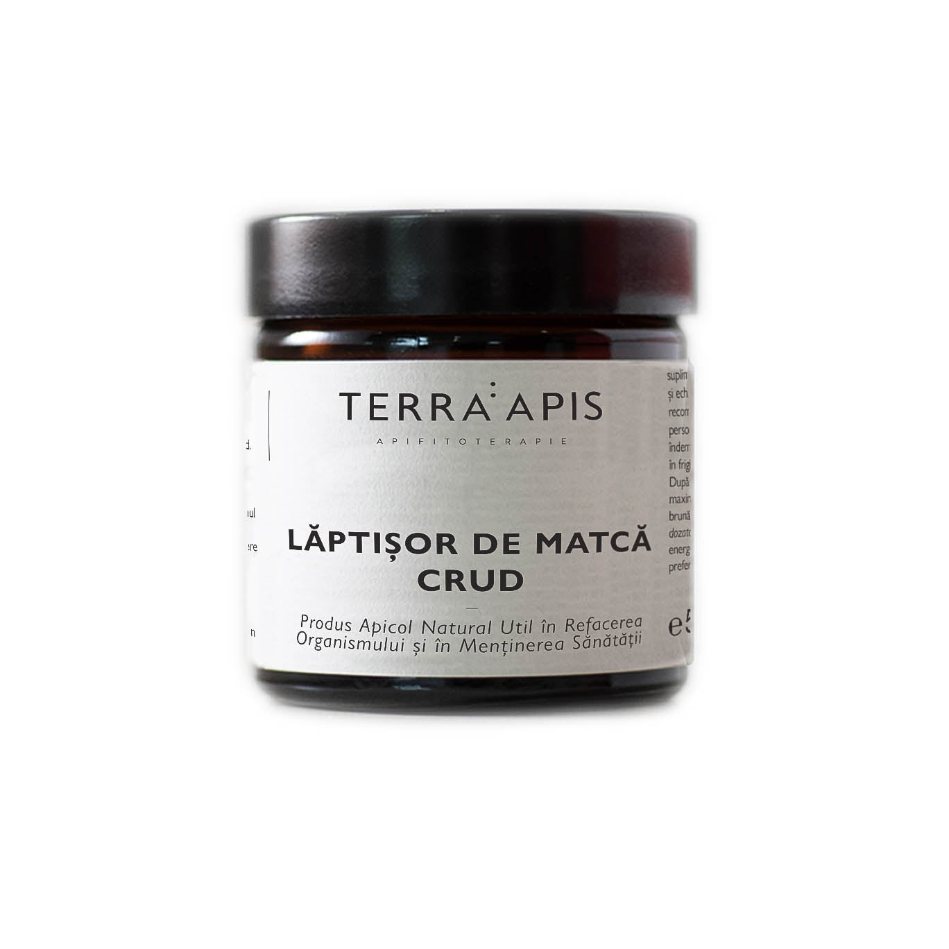 Laptisor de matca crud, 50g, apiarium
