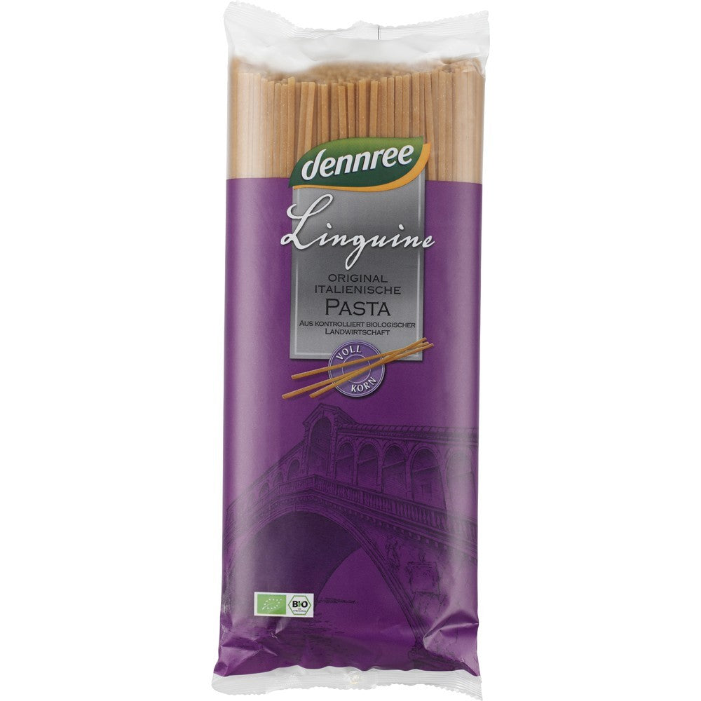Linguine din grau dur integral 1kg Dennree - Verlin