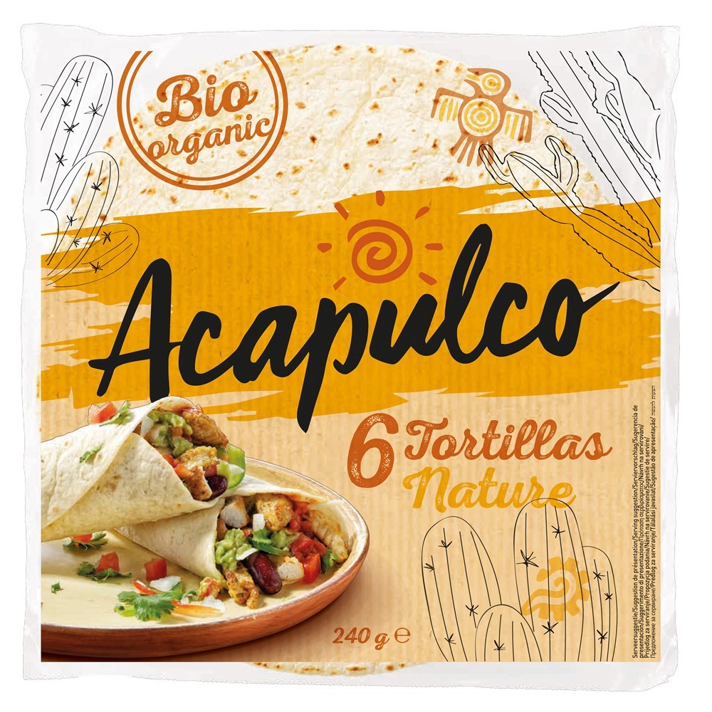 Lipii Tortilla bio 240g Acapulco - Verlin
