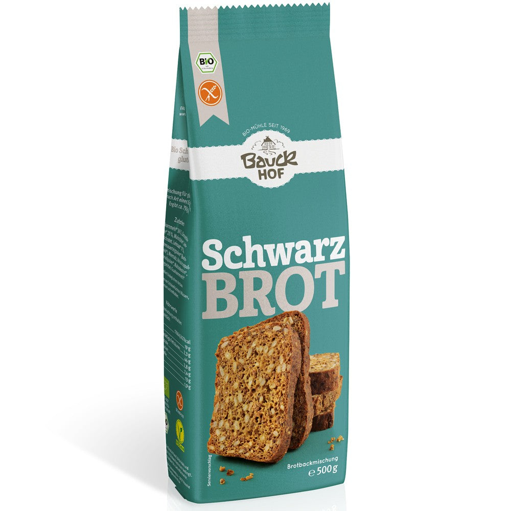 Mix faina paine neagra fara gluten 500g BauckHof - Verlin