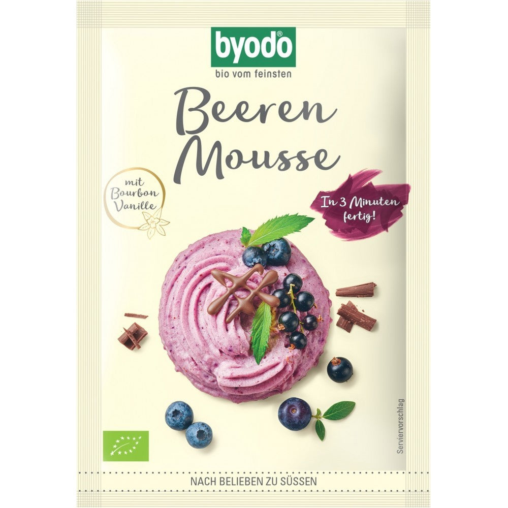 Mix mousse fructe padure 30g Byodo - Verlin