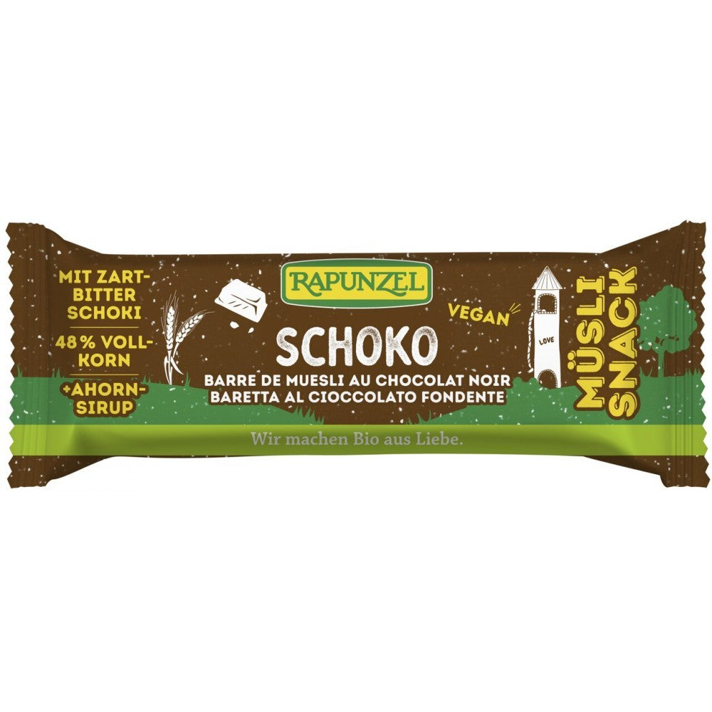 Musli snack ciocolata 50g Rapunzel - Verlin