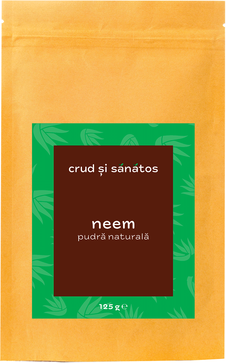 Neem pudra 125g crud si sanatos - Verlin