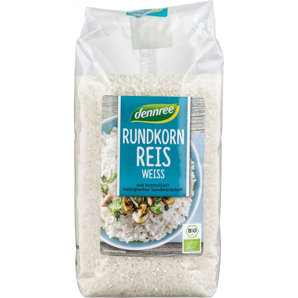 Orez alb bob rotund 1kg Dennree - Verlin