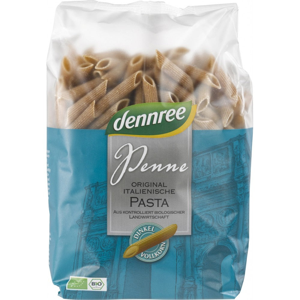 Penne de spelta integrala 500g Dennree